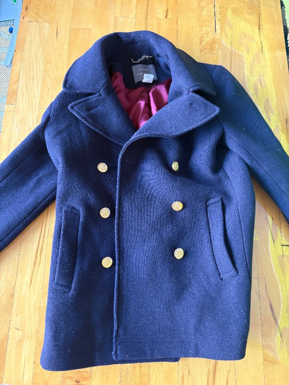 Classic J Crew Stadium Cloth Women's Coat Size 4